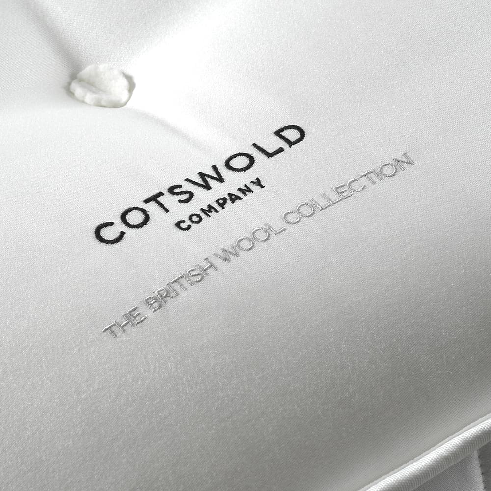 Close up image of the British Wool Collection mattress