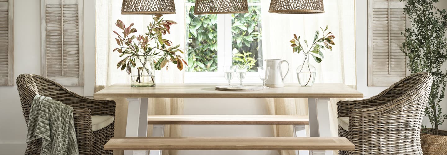 A Cotswold Co dining table and tables